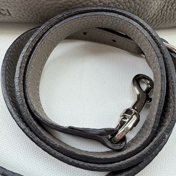 New condition LUXE Bamboo Daily Top Handle Bag with strap in grey - Picture 5 of 16